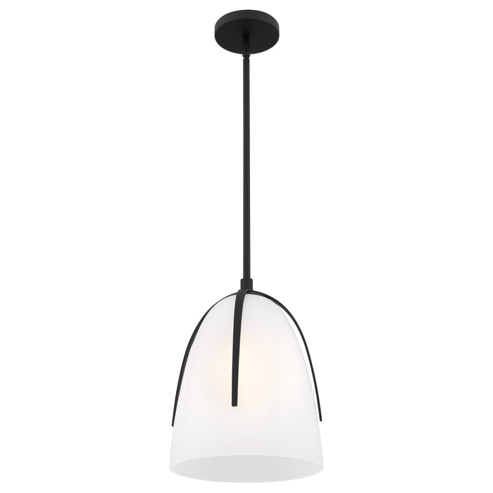 Myhouse Lighting Quoizel - WHIT1510MBK - One Light Mini Pendant - Whitmore - Matte Black