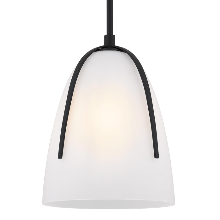 Myhouse Lighting Quoizel - WHIT1510MBK - One Light Mini Pendant - Whitmore - Matte Black