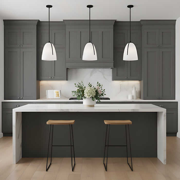Myhouse Lighting Quoizel - WHIT1510MBK - One Light Mini Pendant - Whitmore - Matte Black