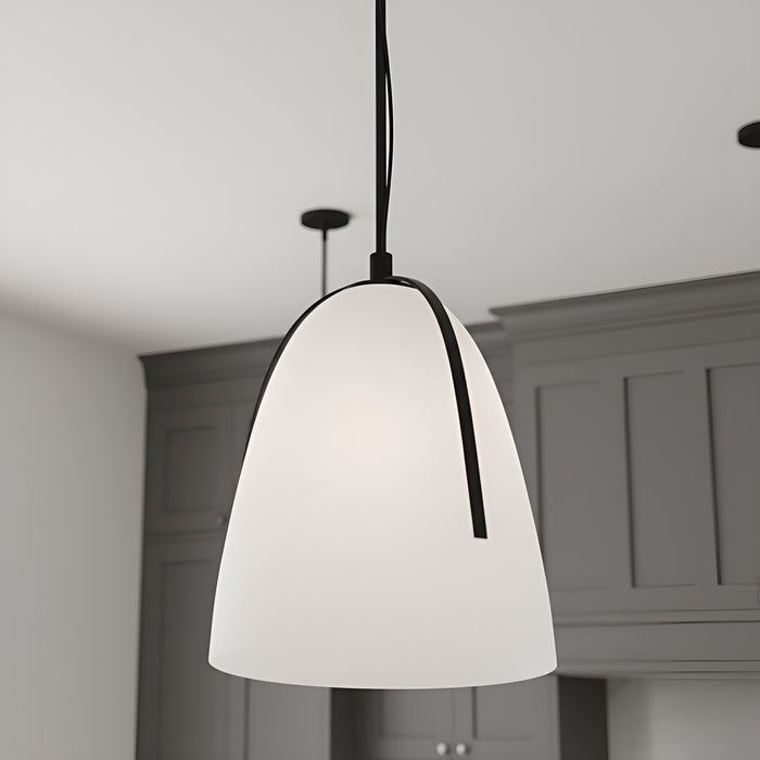Myhouse Lighting Quoizel - WHIT1510MBK - One Light Mini Pendant - Whitmore - Matte Black