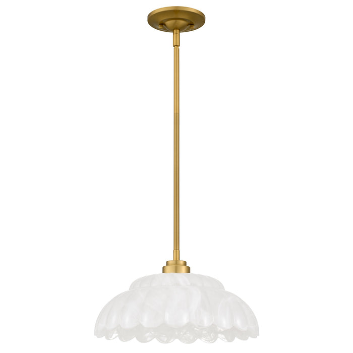 Myhouse Lighting Quoizel - WHP1814BRG - One Light Pendant - Whitecap - Brushed Gold
