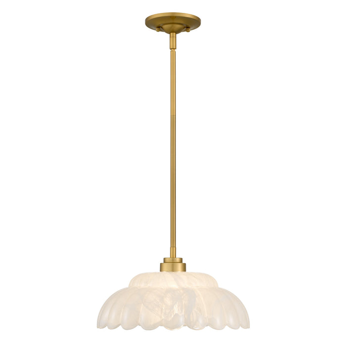 Myhouse Lighting Quoizel - WHP1814BRG - One Light Pendant - Whitecap - Brushed Gold