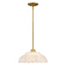 Myhouse Lighting Quoizel - WHP1814BRG - One Light Pendant - Whitecap - Brushed Gold