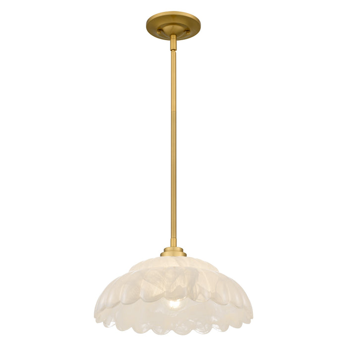 Myhouse Lighting Quoizel - WHP1814BRG - One Light Pendant - Whitecap - Brushed Gold