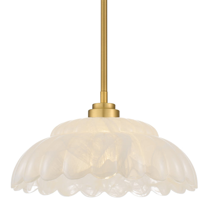 Myhouse Lighting Quoizel - WHP1814BRG - One Light Pendant - Whitecap - Brushed Gold