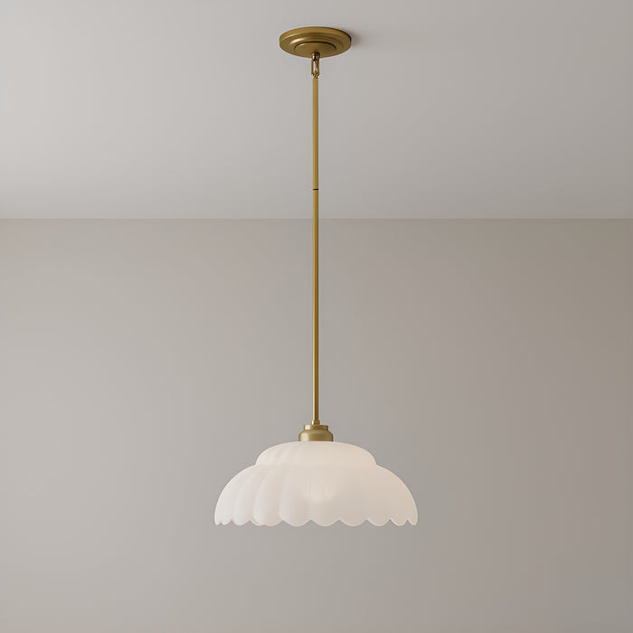 Myhouse Lighting Quoizel - WHP1814BRG - One Light Pendant - Whitecap - Brushed Gold