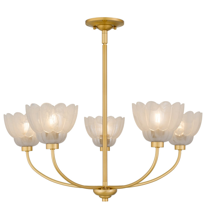 Myhouse Lighting Quoizel - WHP5028BRG - Five Light Chandelier - Whitecap - Brushed Gold