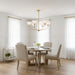 Myhouse Lighting Quoizel - WHP5028BRG - Five Light Chandelier - Whitecap - Brushed Gold