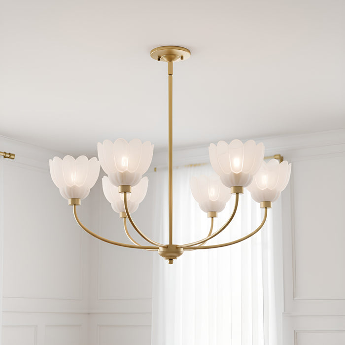 Myhouse Lighting Quoizel - WHP5028BRG - Five Light Chandelier - Whitecap - Brushed Gold