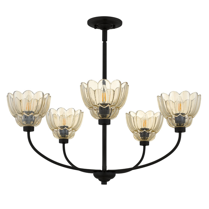 Myhouse Lighting Quoizel - WHP5028MC - Five Light Chandelier - Whitecap - Mottled Cocoa
