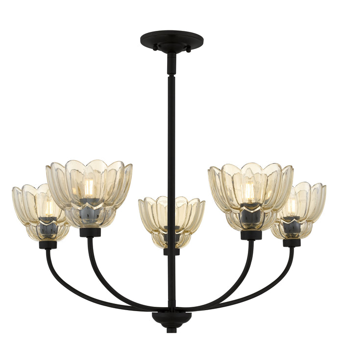 Myhouse Lighting Quoizel - WHP5028MC - Five Light Chandelier - Whitecap - Mottled Cocoa