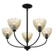 Myhouse Lighting Quoizel - WHP5028MC - Five Light Chandelier - Whitecap - Mottled Cocoa