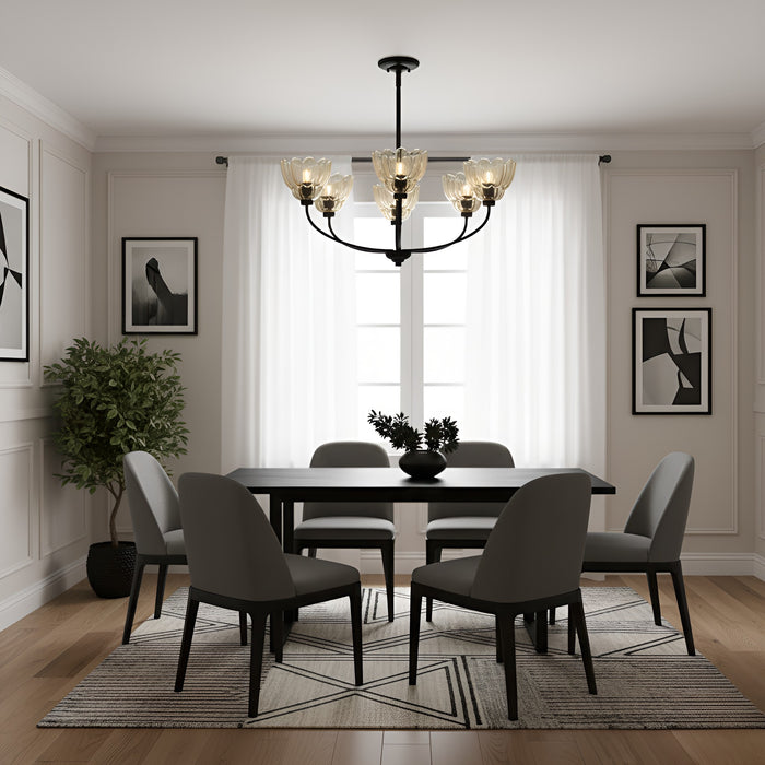 Myhouse Lighting Quoizel - WHP5028MC - Five Light Chandelier - Whitecap - Mottled Cocoa