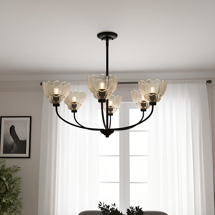 Myhouse Lighting Quoizel - WHP5028MC - Five Light Chandelier - Whitecap - Mottled Cocoa