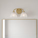 Myhouse Lighting Quoizel - WHP8615BRG - Two Light Vanity - Whitecap - Brushed Gold