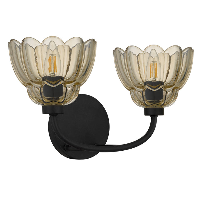 Myhouse Lighting Quoizel - WHP8615MC - Two Light Vanity - Whitecap - Mottled Cocoa