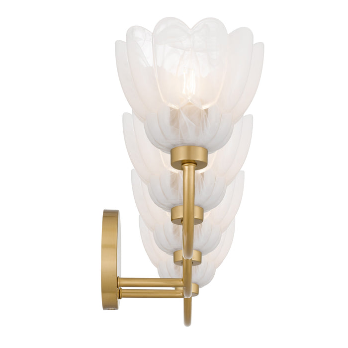 Myhouse Lighting Quoizel - WHP8631BRG - Four Light Vanity - Whitecap - Brushed Gold