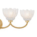 Myhouse Lighting Quoizel - WHP8631BRG - Four Light Vanity - Whitecap - Brushed Gold