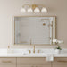 Myhouse Lighting Quoizel - WHP8631BRG - Four Light Vanity - Whitecap - Brushed Gold