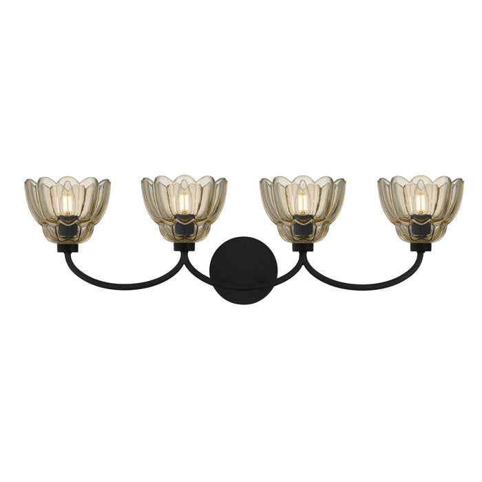 Myhouse Lighting Quoizel - WHP8631MC - Four Light Vanity - Whitecap - Mottled Cocoa