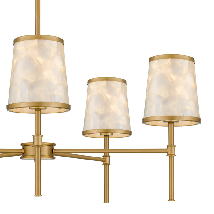 Myhouse Lighting Quoizel - WIND5032BRG - Five Light Chandelier - Windley - Brushed Gold