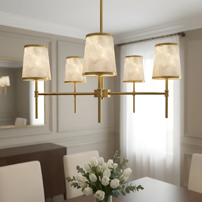 Myhouse Lighting Quoizel - WIND5032BRG - Five Light Chandelier - Windley - Brushed Gold