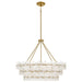 Myhouse Lighting Quoizel - WRIG2830BRG - Six Light Pendant - Wright - Brushed Gold