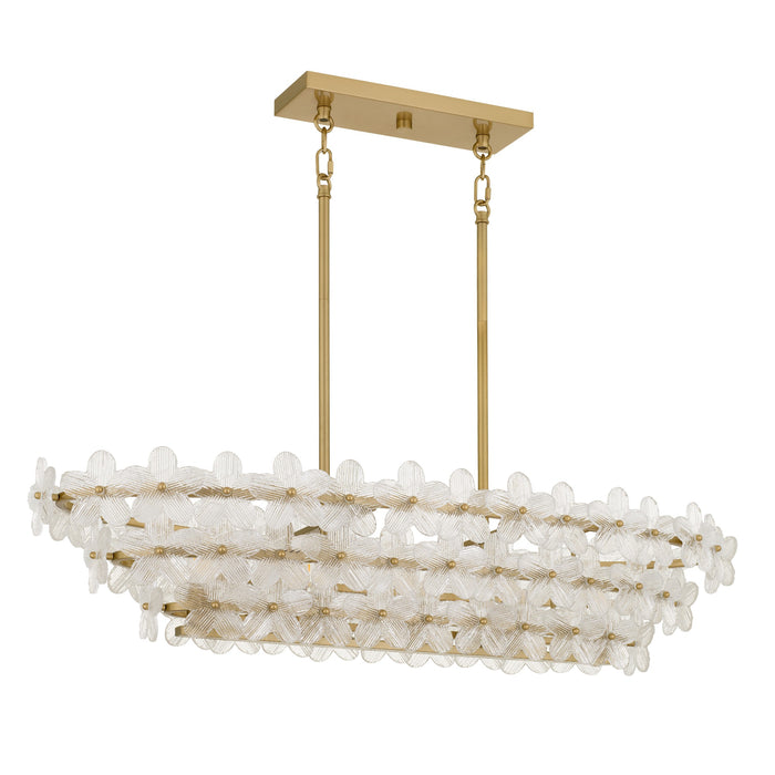 Myhouse Lighting Quoizel - WRIG542BRG - Five Light Island Pendant - Wright - Brushed Gold