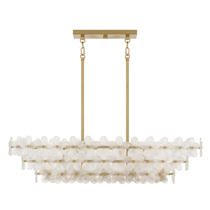 Myhouse Lighting Quoizel - WRIG542BRG - Five Light Island Pendant - Wright - Brushed Gold