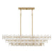 Myhouse Lighting Quoizel - WRIG542BRG - Five Light Island Pendant - Wright - Brushed Gold
