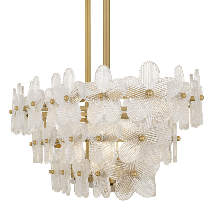 Myhouse Lighting Quoizel - WRIG542BRG - Five Light Island Pendant - Wright - Brushed Gold