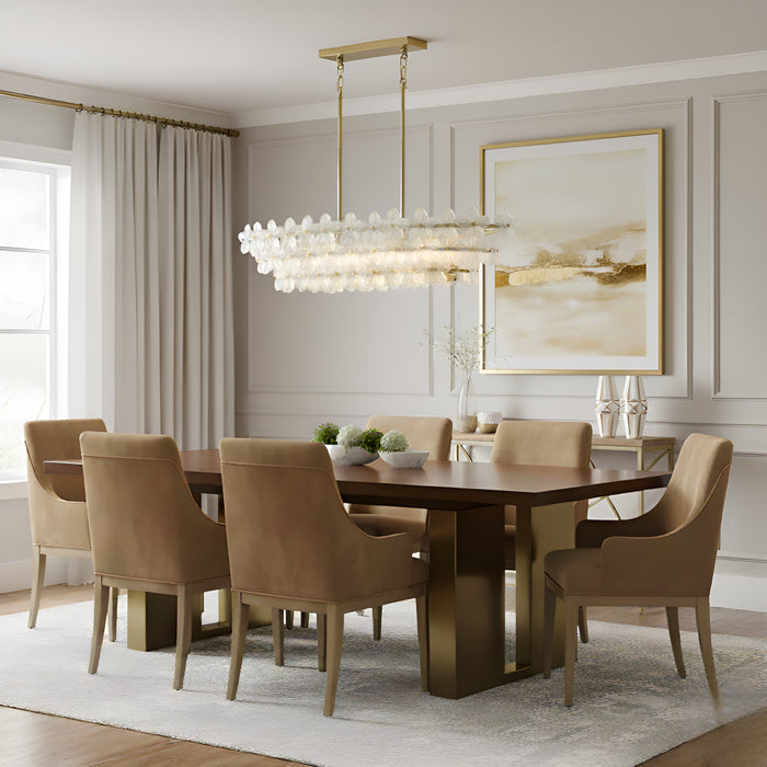 Myhouse Lighting Quoizel - WRIG542BRG - Five Light Island Pendant - Wright - Brushed Gold