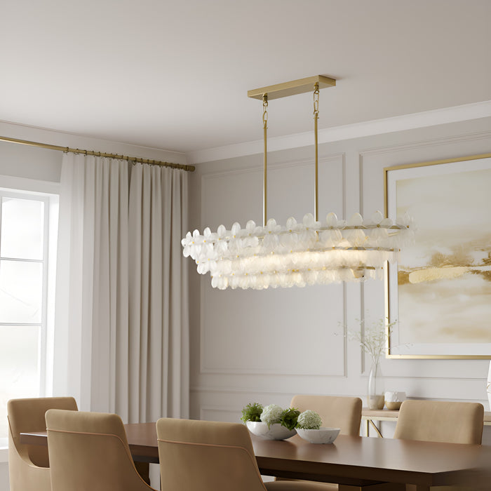 Myhouse Lighting Quoizel - WRIG542BRG - Five Light Island Pendant - Wright - Brushed Gold