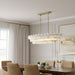 Myhouse Lighting Quoizel - WRIG542BRG - Five Light Island Pendant - Wright - Brushed Gold