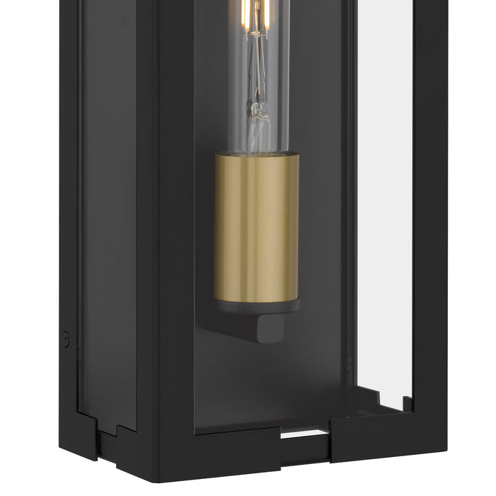 Myhouse Lighting Quoizel - YOUN8406MBK - One Light Outdoor Wall Lantern - Young - Matte Black