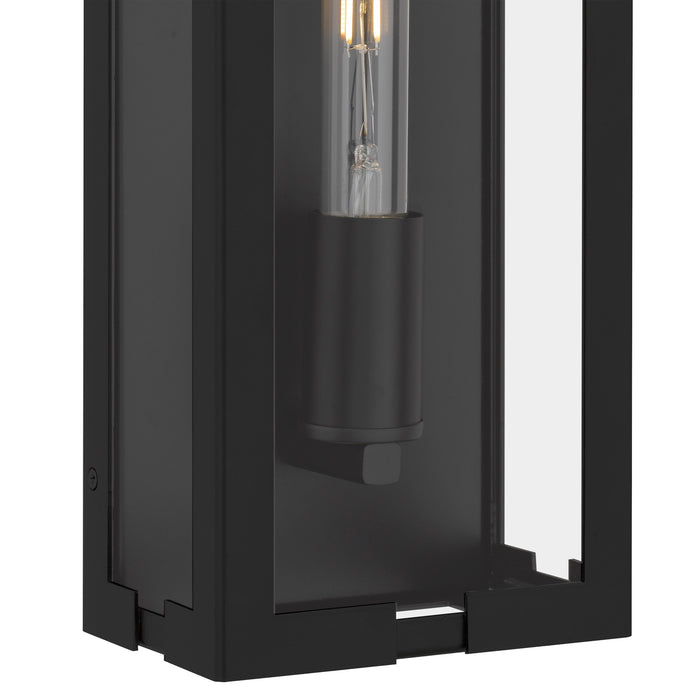 Myhouse Lighting Quoizel - YOUN8406MBK - One Light Outdoor Wall Lantern - Young - Matte Black