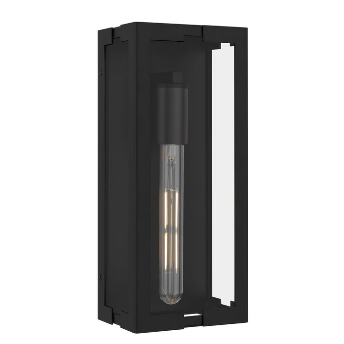 Myhouse Lighting Quoizel - YOUN8406MBK - One Light Outdoor Wall Lantern - Young - Matte Black