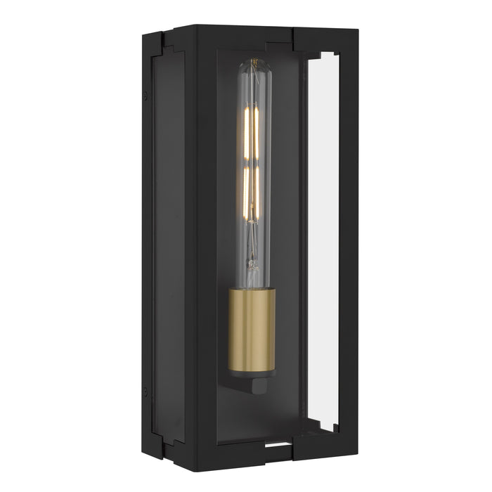 Myhouse Lighting Quoizel - YOUN8406MBK - One Light Outdoor Wall Lantern - Young - Matte Black