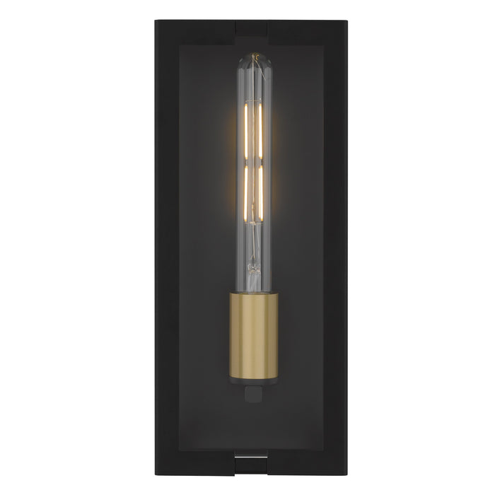 Myhouse Lighting Quoizel - YOUN8406MBK - One Light Outdoor Wall Lantern - Young - Matte Black