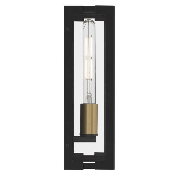 Myhouse Lighting Quoizel - YOUN8406MBK - One Light Outdoor Wall Lantern - Young - Matte Black
