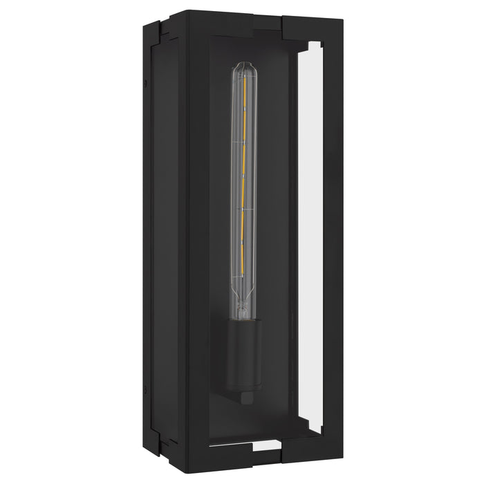 Myhouse Lighting Quoizel - YOUN8407MBK - One Light Outdoor Wall Lantern - Young - Matte Black