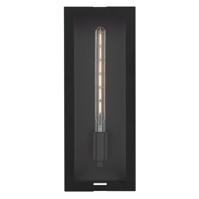 Myhouse Lighting Quoizel - YOUN8407MBK - One Light Outdoor Wall Lantern - Young - Matte Black
