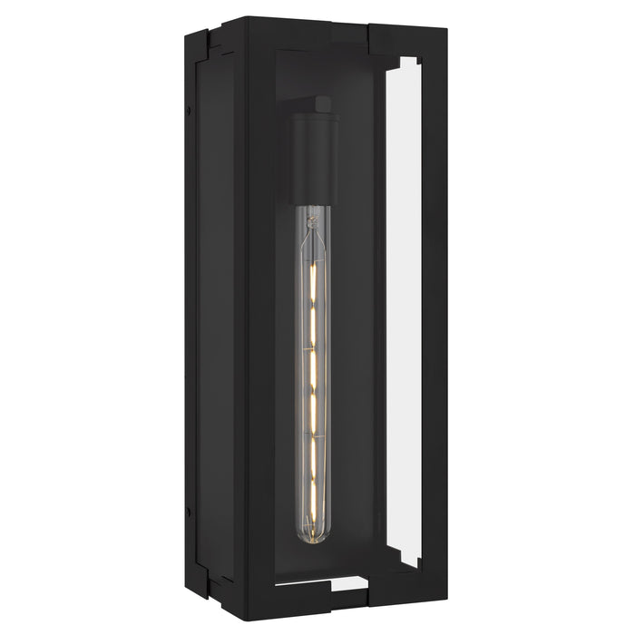 Myhouse Lighting Quoizel - YOUN8407MBK - One Light Outdoor Wall Lantern - Young - Matte Black