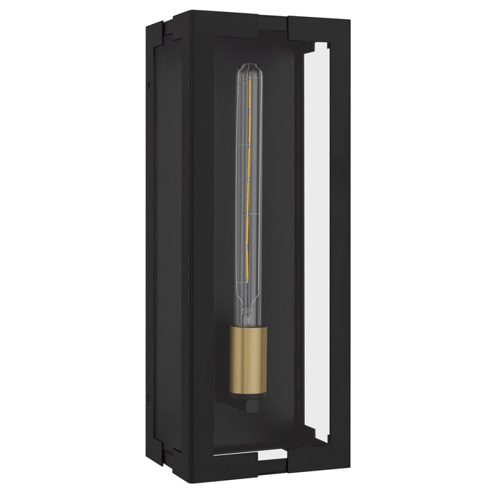 Myhouse Lighting Quoizel - YOUN8407MBK - One Light Outdoor Wall Lantern - Young - Matte Black