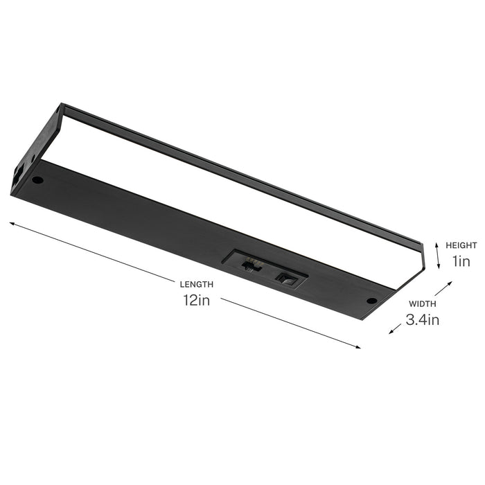 Myhouse Lighting Progress Lighting - P700030-031-CS - LED Under Cabinet - Arza - Black