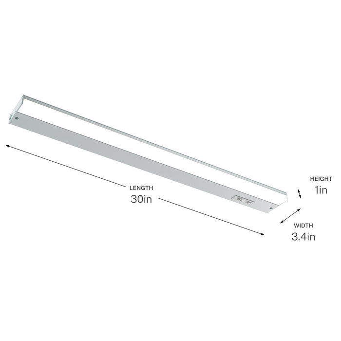 Myhouse Lighting Progress Lighting - P700032-030-CS - LED Under Cabinet - Arza - White