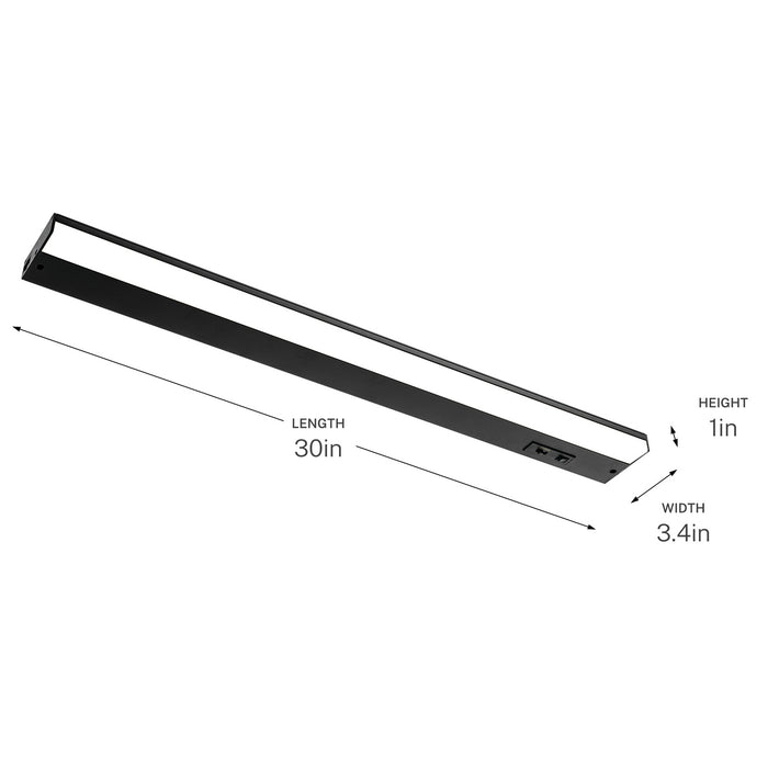 Myhouse Lighting Progress Lighting - P700032-031-CS - LED Under Cabinet - Arza - Black