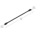 Myhouse Lighting Progress Lighting - P860064-031 - Interconnecting Cord - Arza - Black