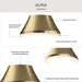 Myhouse Lighting Progress Lighting - P350305-191 - Two Light Flush Mount - Avra - Brushed Gold