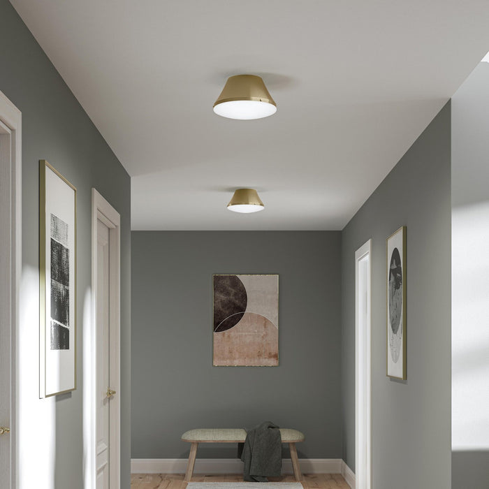 Myhouse Lighting Progress Lighting - P350305-191 - Two Light Flush Mount - Avra - Brushed Gold
